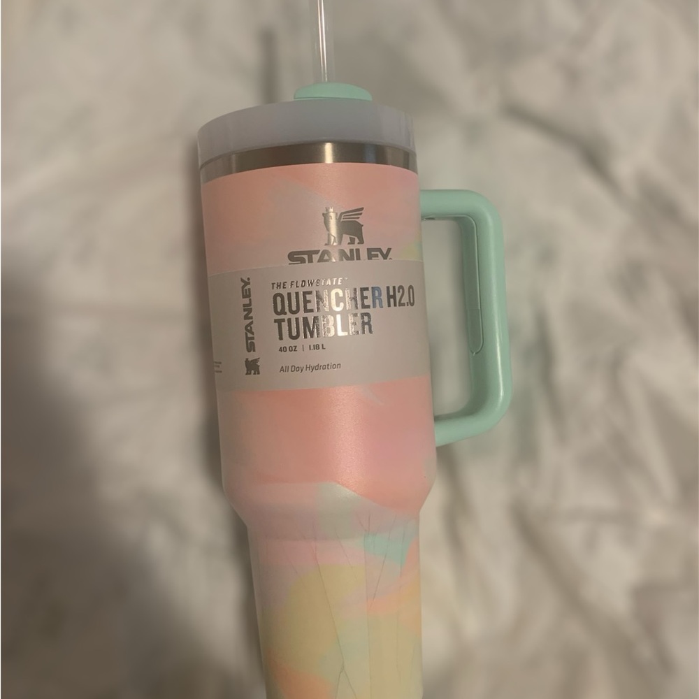 Stanley Warm Serene Brush Strokes 40 Oz Tumbler New in Box Taylor Swift Lover Cu